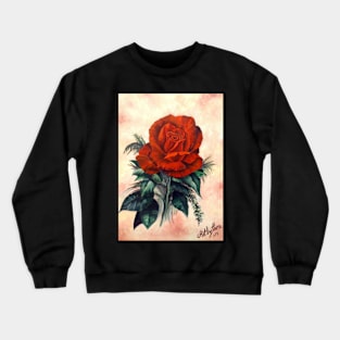 Red Rose Crewneck Sweatshirt